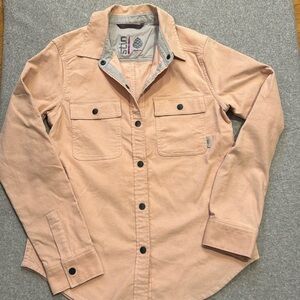 STIO Women’s Snap Front Cordoury Shirt 
Size Mediumm